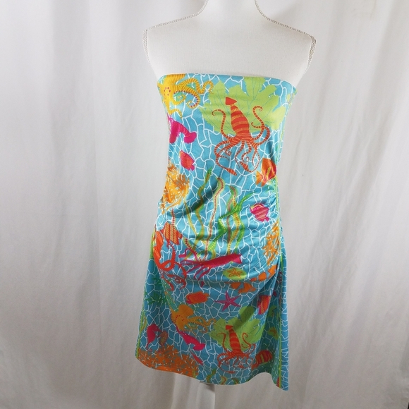 Gretchen Scott Designs Dresses & Skirts - Gretchen Scott Octopus Lobster Sealife Dress M NWOT